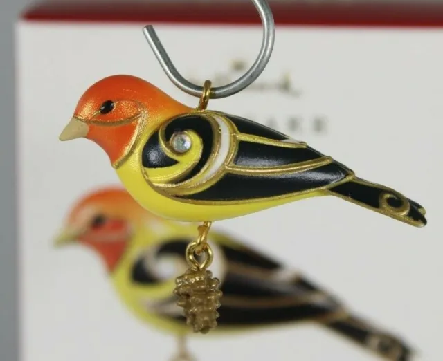 Hallmark Keepsake Western Tanager American Songbird Miniature Ornament 2020 New