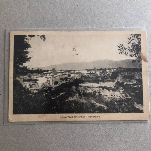 A) Cartolina formato piccolo Lubriano Viterno 1948