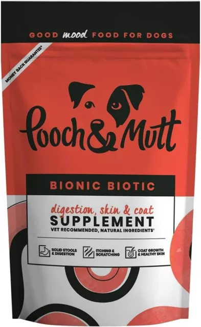 Pooch & Mutt Bionique Biotique 200g - Chien Supplément pour Peau Manteau