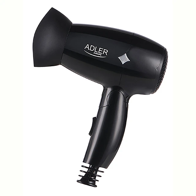 Sèche-cheveux de Voyage , Pliable, Compact, 2 Niveaux de Puissance, Buse 360° 14