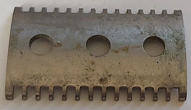 Vintage 1920-30s Gillette Double Edge Open Comb Safety Shaving Razor #3 ESTATE 8