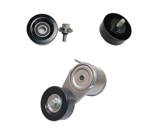 2 X Galet Tendeur + Tendeur Pour Jeep Wrangler JK / 'Liberty' Cherokee Kk 2.8crd