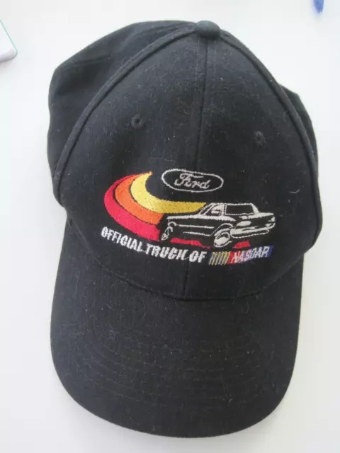 FORD NASCAR EMBROIDERED Ball Cap Hat Black One Size AdjustableEUC $14. ...