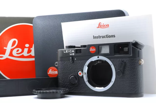 [Near Mint in Box Case] Leica M6 Black 35mm Rangefinder Film Camera Body