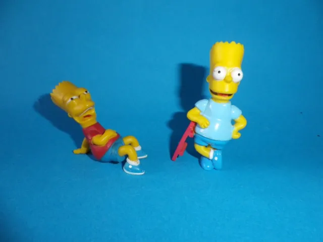 2 figurines Bart Simpson H 6 cm
