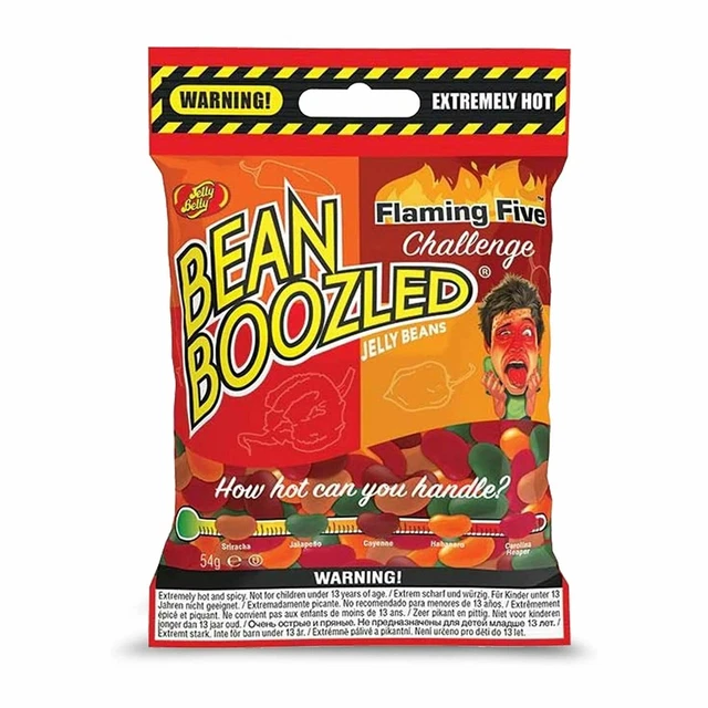 SHORT DATED FOOD Jelly Belly Bean Boozled Extreme Hot Chilli Sweet BBE