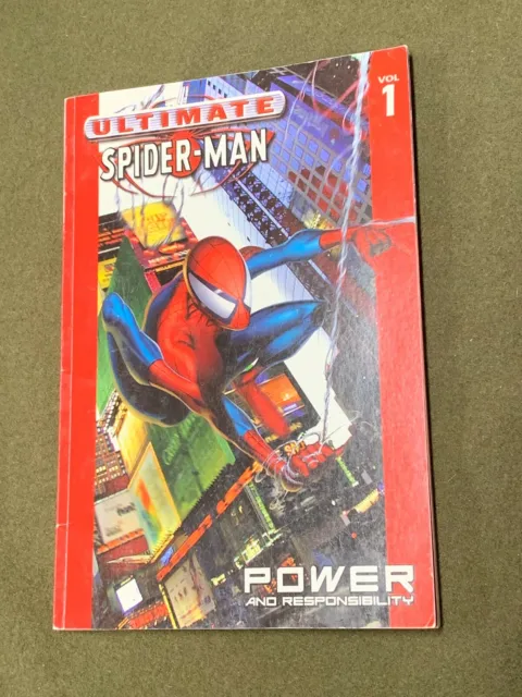 The Ultimate Spider-Man 1 Power & Responsibility Graphic Novel Comic Book Marvel