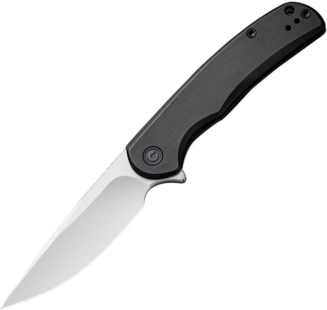 Civivi NOx Folding Knife Nitro-V Steel Blade Black Stainless Steel - C2110B