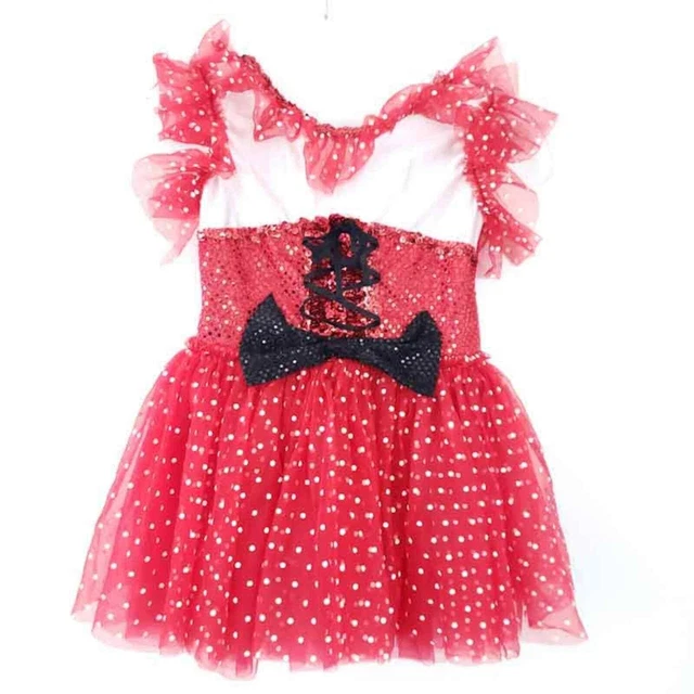 Minnie Mouse Tutu Tulle Costume Red Polkadot Halloween