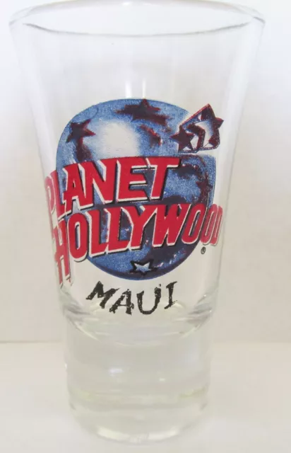 Planet Hollywood  Maui  Fluted  3 1/2  Inch Shot Glass