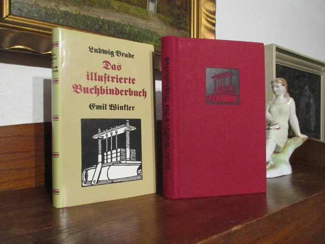 BRADE Das illustrierte BUCHBINDERBUCH 1860 Buchbinderei BUCHBINDER Buchbinden
