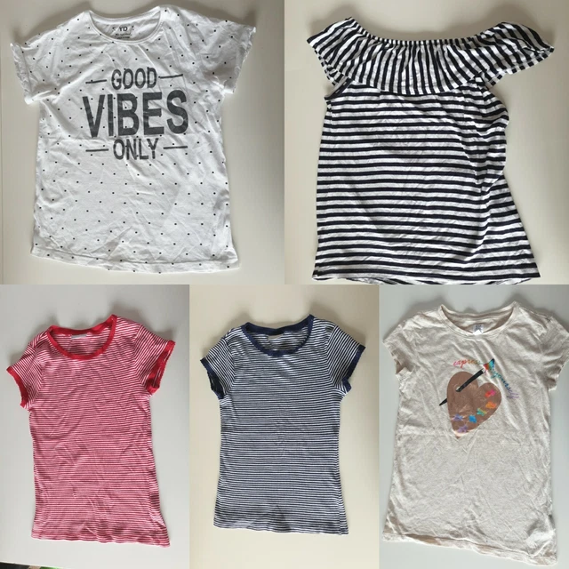 Summer Older Girls T Shirt Bundle age 10 years holiday gap matalan primark