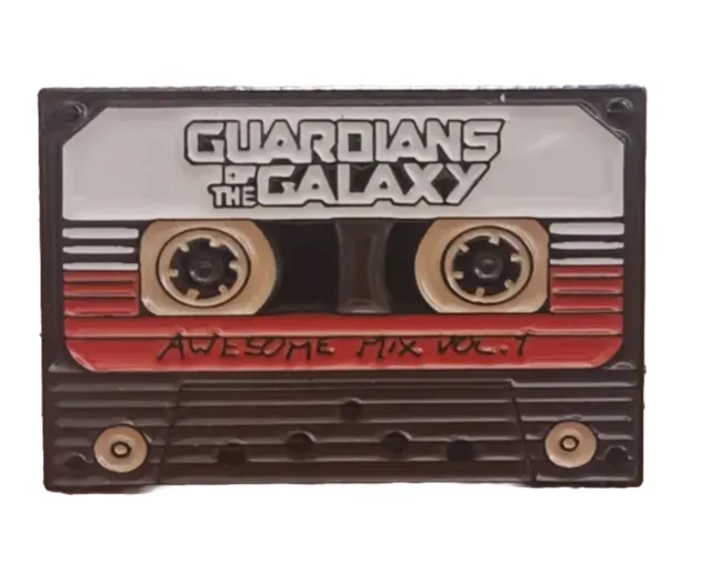 Marvel Guardians Of The Galaxy GOTG Awesome Mix Vol. 1 Cassette Tape Pin