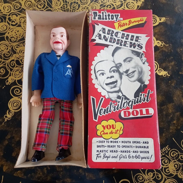 VINTAGE 1950S PALITOY Peter Brough's Archie Andrews Ventriloquist Doll