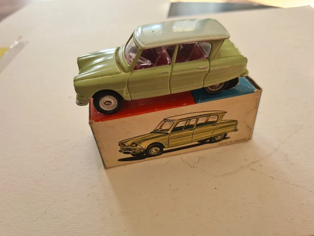 JOUET ANCIEN CIJ europarc 3 CV CITROEN AMI 6 REF3/6. Dans Sa Boite