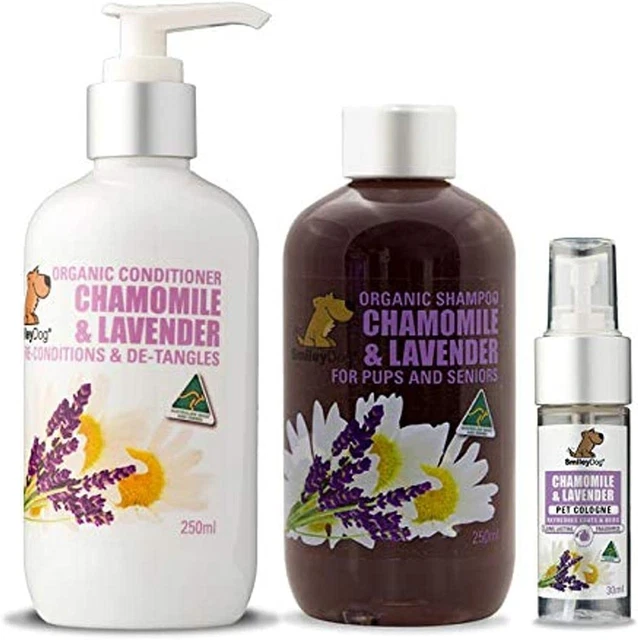 Smiley Dog Organic Chamomile & Lavender Grooming Pack, 3 Count