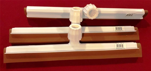 18" DOUBLE FOAM BLADE SQUEEGEE RED / WHITE 41455-00 6122-18 ~ LOT of 3