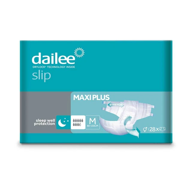 Dailee Slip Maxi Plus M, 28 Pièce (1 Pack)