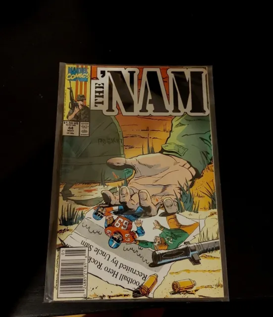 THE 'NAM 44 Marvel comic Newsstand 1990 VF nam