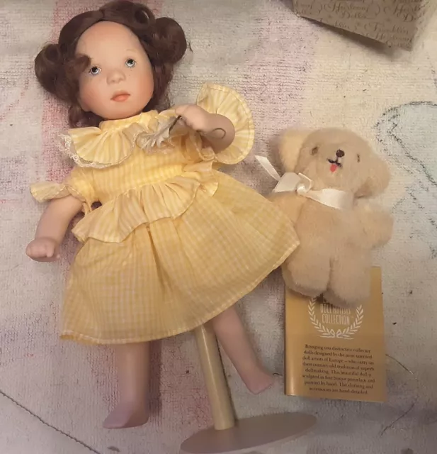 9" Franklin Heirloom Doll Boxed Fridays Child. European Dolls Collection