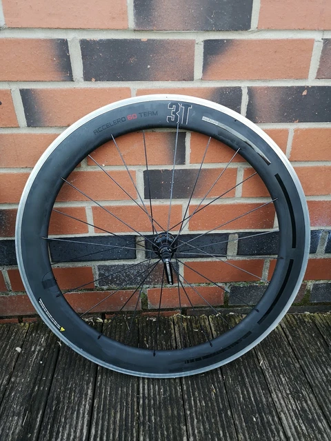 3T ACCELERO 60 Team Wheels Wheelset - Stealth - 700C - Like Zipp