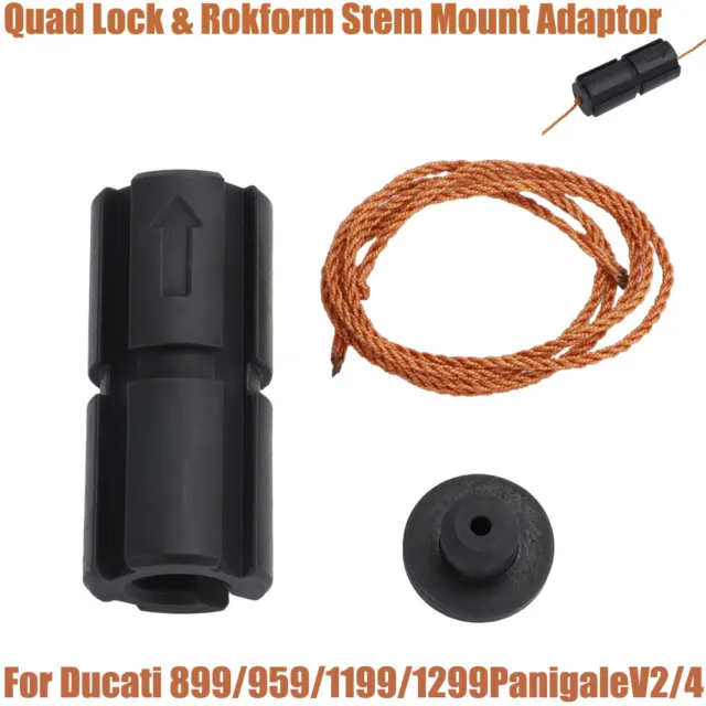 Quad Lock & Rokform Stem Mount Adaptor For Ducati Panigale 899 959 1199 1299 V2
