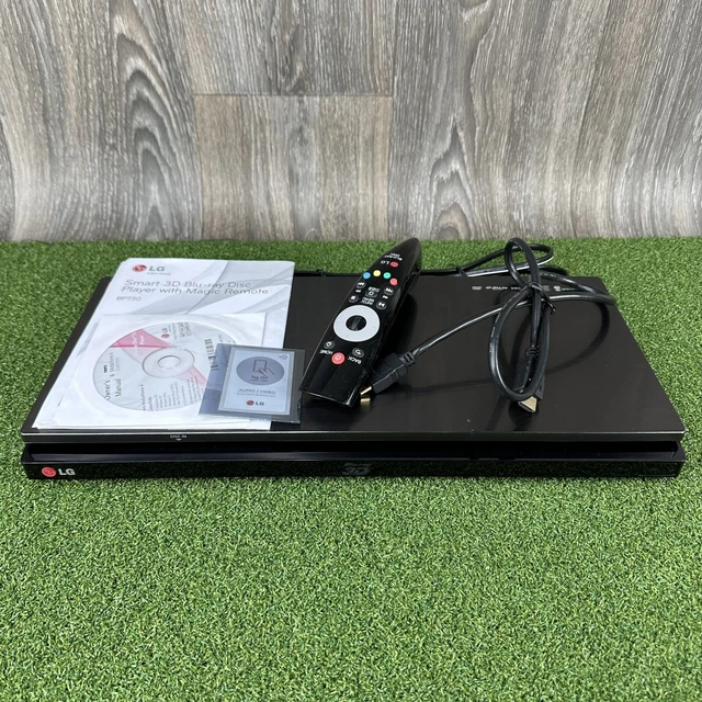 LG BP730 UPSCALING Smart 3D Bluray Player with Remote WiFi Streaming
