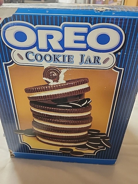 1970'S VINTAGE STACKED OREO Cookie Jar Container With Lid