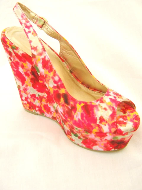 Cerise pink 2025 wedges