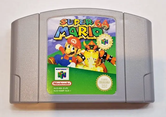 Super Mario 64 *GENUINE* PAL Cartridge Only for Nintendo 64 N64 + FREE POST