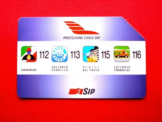 ITALIEN  SIP PHONECARD  Motiv 6 90er Jahre