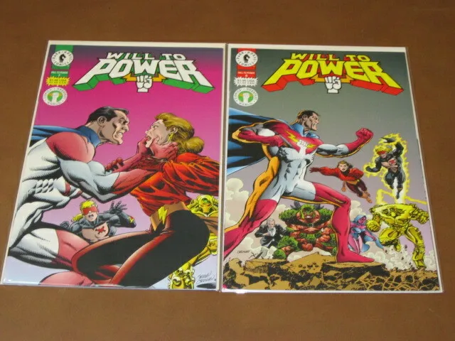 Will To Power # 1 - 8 Vf-Nm Complete Run Dark Horse Comics Govt Superhero 1994 10