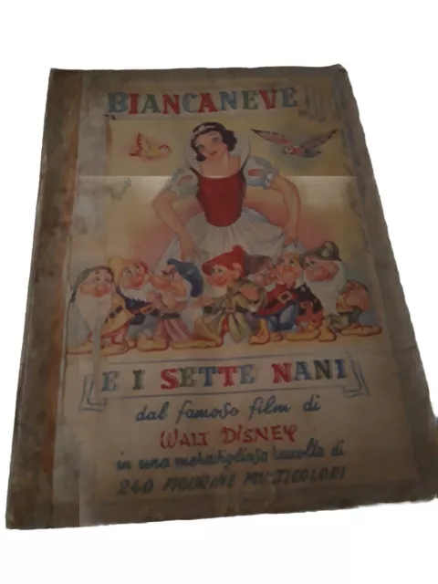 Album BIANCANEVE E I SETTE NANI Ediz. LAMPO 1950 Completo -2 leggi descrizione.