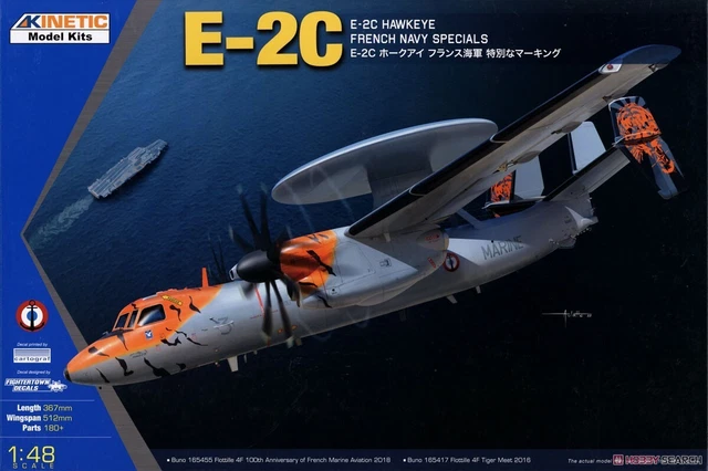 K48122# Grumman E-2C Hawkeye Marine Française  1/48 Kinetic