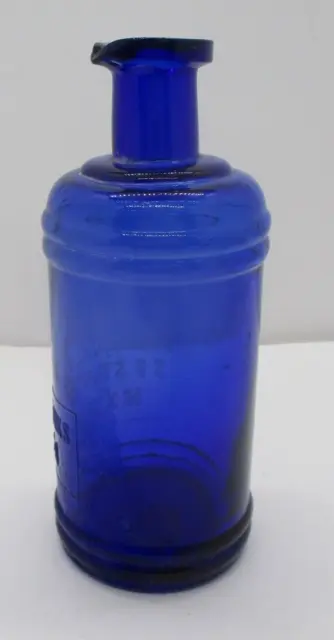 7" Cobalt Stafford's Inks Made In U.s.a. Pour Spout Bottle