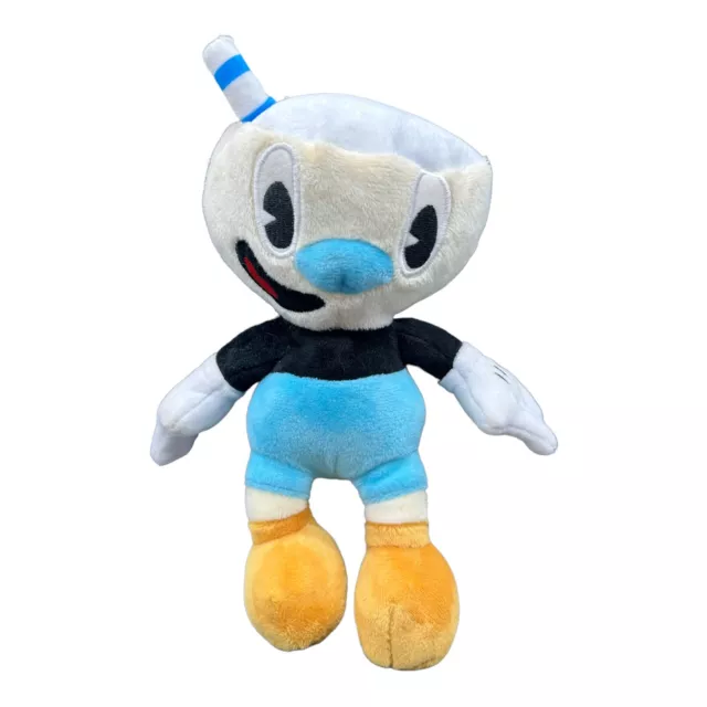 Cuphead Mugman Plush Stuffed Doll Animal 9" Tall Video Game Figure