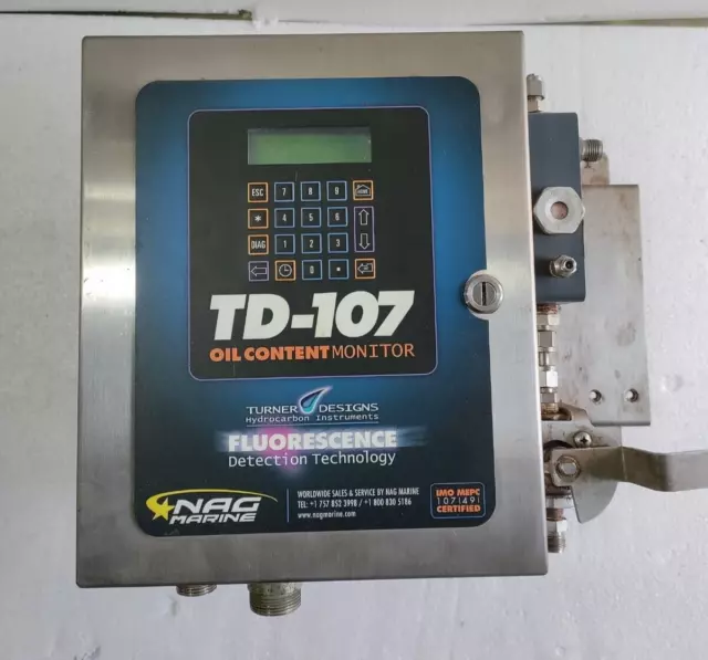 Turner Design TD-107C Fluorescence Oil Content Monitor NAG MARINE