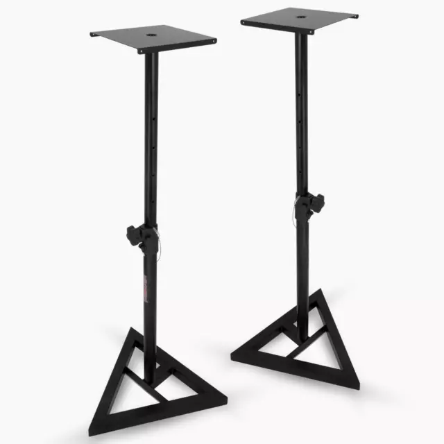 5Core Pair Studio Monitor Bookshelf Speaker Stands Heavy Duty Adjustable Height