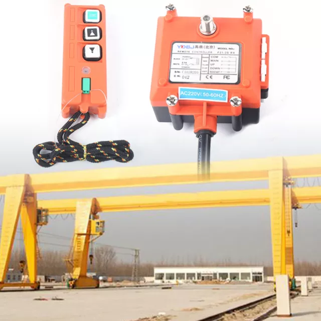 Argano elettrico telecomando wireless trasmettitore e ricevitore industriale