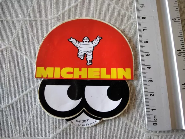jeu de carte publicitaire - MICHELIN - bidendum - ancien autocollant sticker