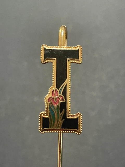 Vintage Retro Initial Letter I  Brass Unique  Bookmark (BM07)