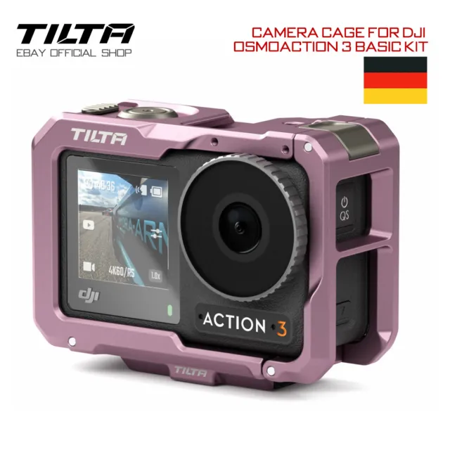 TILTA Camera Cage Basic Kit Film Kamera Halter zubehör Für DJI Osmo Action 3 DHL