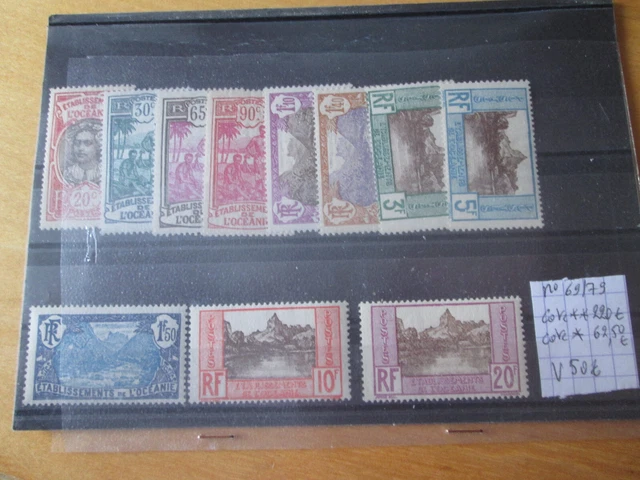 timbres d'océanie