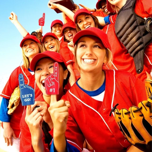 MULTICOLOOR CHEERING HAND EVA Cheerleading Foams Finger New Foam Finger