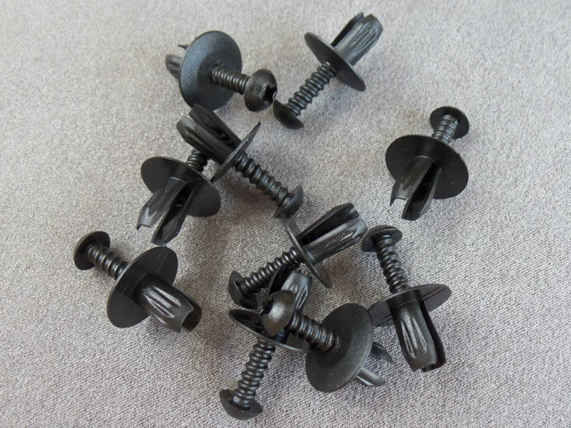 Lot De 10 Clips Cache Moteur VVO Pour BMW Série 3 - Réf. OEM 07147306224 - Neuf