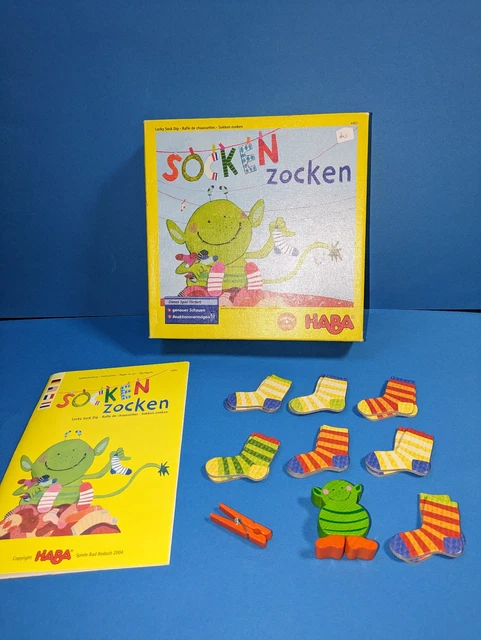 Pièce De Rechange Haba Socken Zocken - Numéro 4465 - Occasion - Pour Jeu De Société
