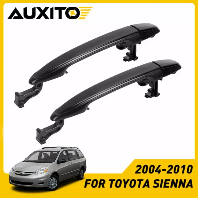 2x For 04-10 Toyota Sienna Outside Exterior Sliding Left Right Door Handle LH RH