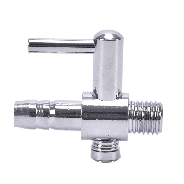 Línea de flujo de aire acero inoxidable válvula de control acuario pecera palanca pumptu_Z8