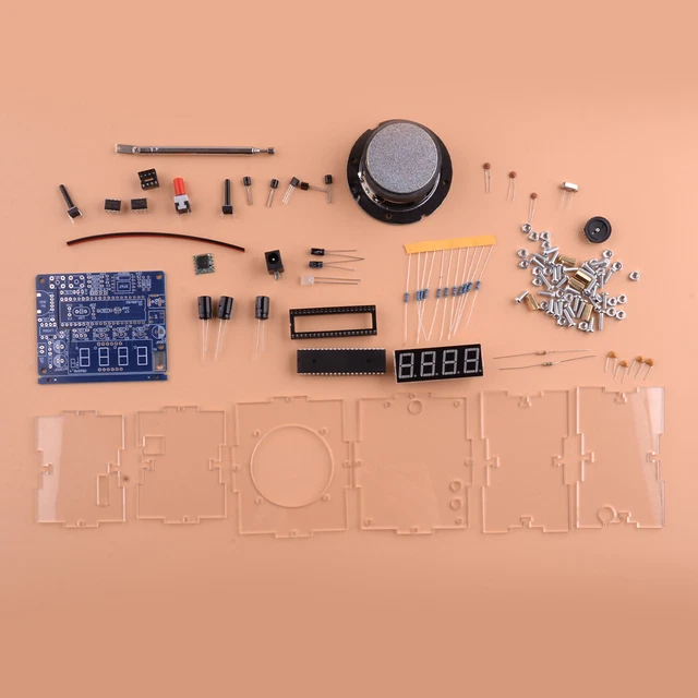 FM RADIO RECEIVER DIY Kit Speaker 87108MHz Mini DC LED Digital Antenna