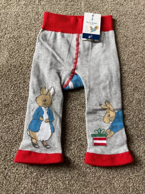 Blade & Rose Peter Rabbit Christmas Baby Knitted Leggings 0-6 Months